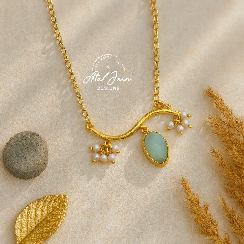 Opulent Blue Gem Pendant