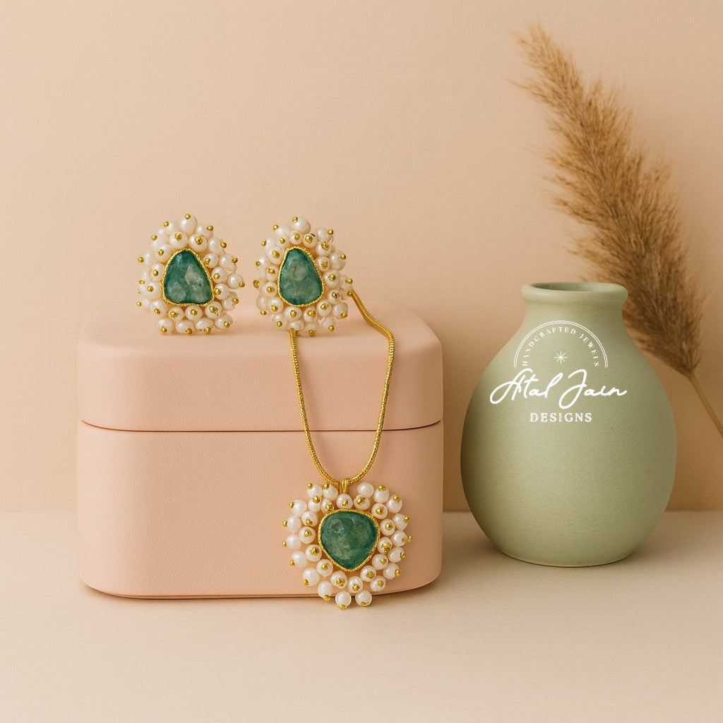 Glamorous Pearl & Stone Fusion- Combo