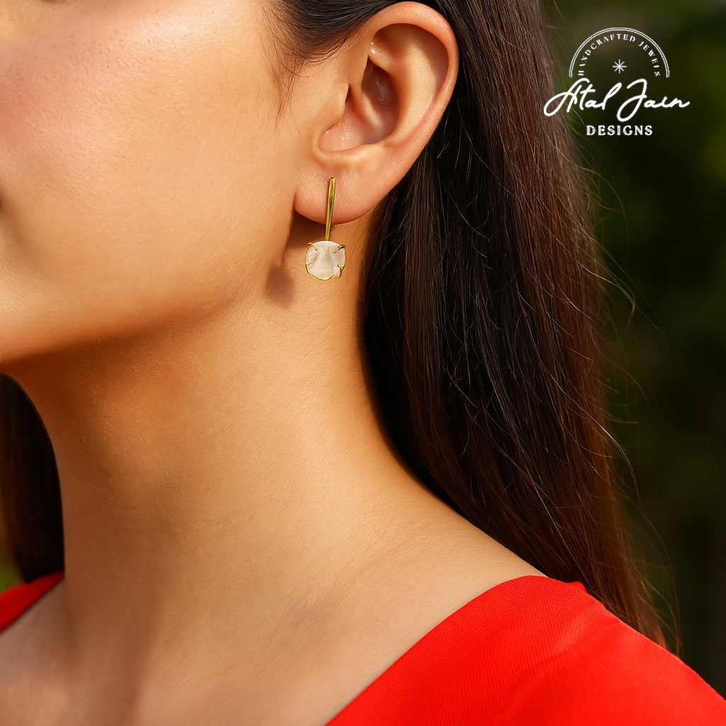Jewel-Toned Glamour Earrings