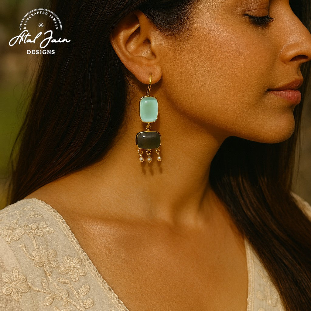 Dual Elegance Earrings