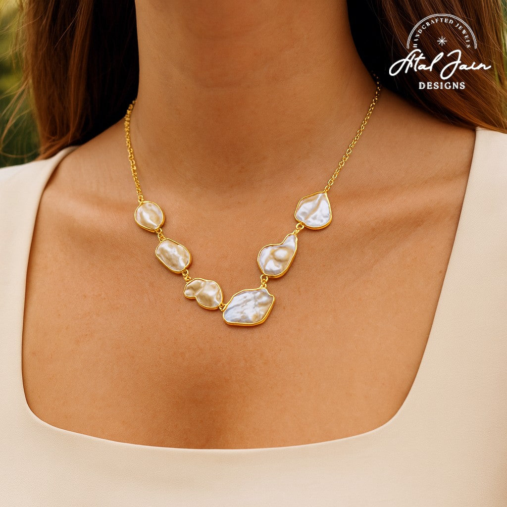 Baroque Pearl Symphony Necklace