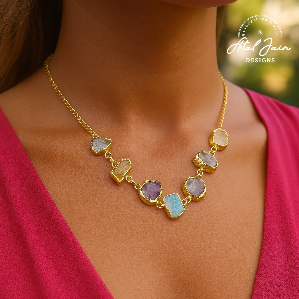 Majestic Azure: The Lavish Necklace