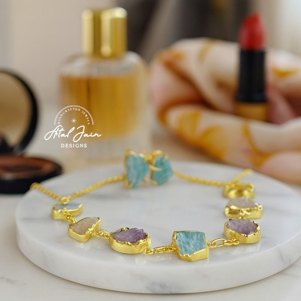 Majestic Azure: The Lavish Necklace