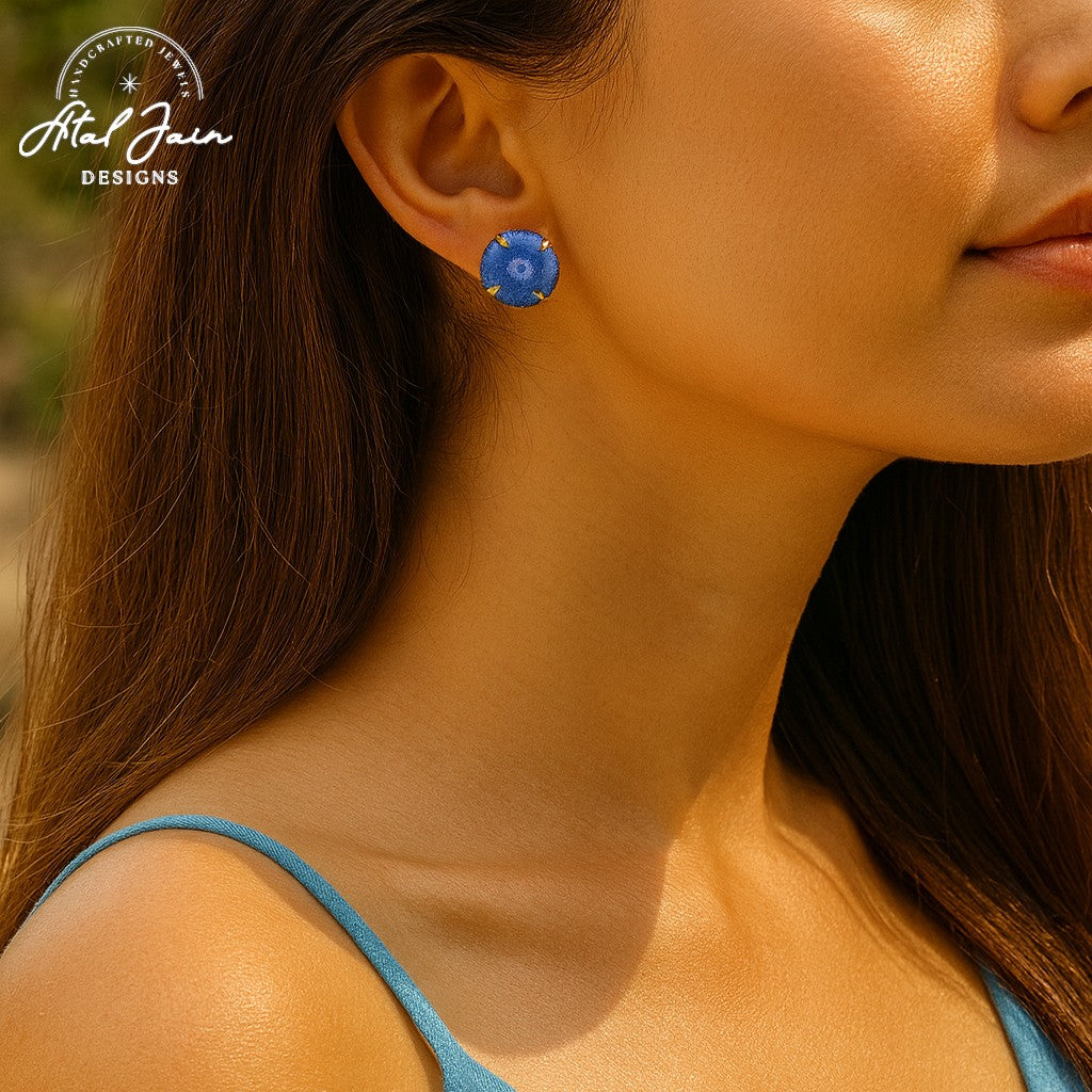 Agate Aura Studs
