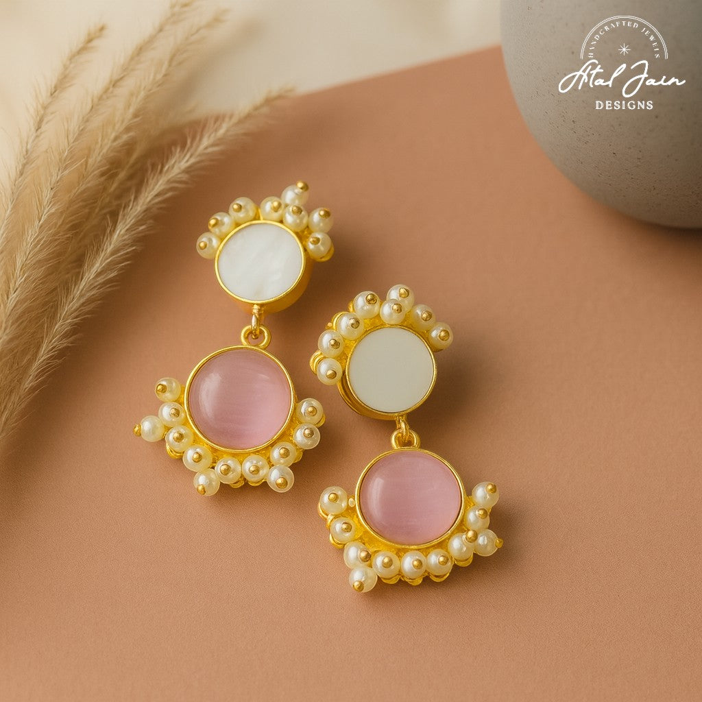 Blush & Pearl Treasures Earrings