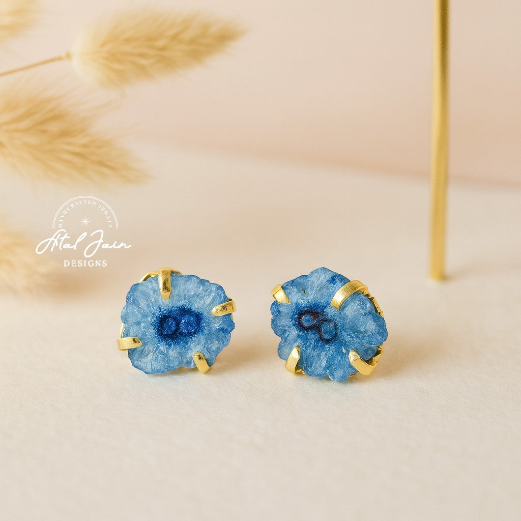 Agate Aura Studs