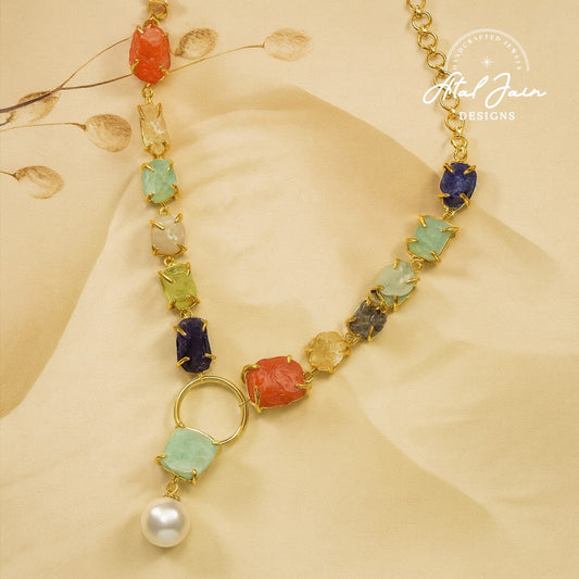 Vibrant Essence Gemstone Necklace