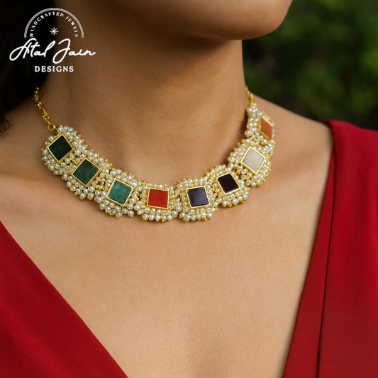 Gemstone Harmony Necklace Set