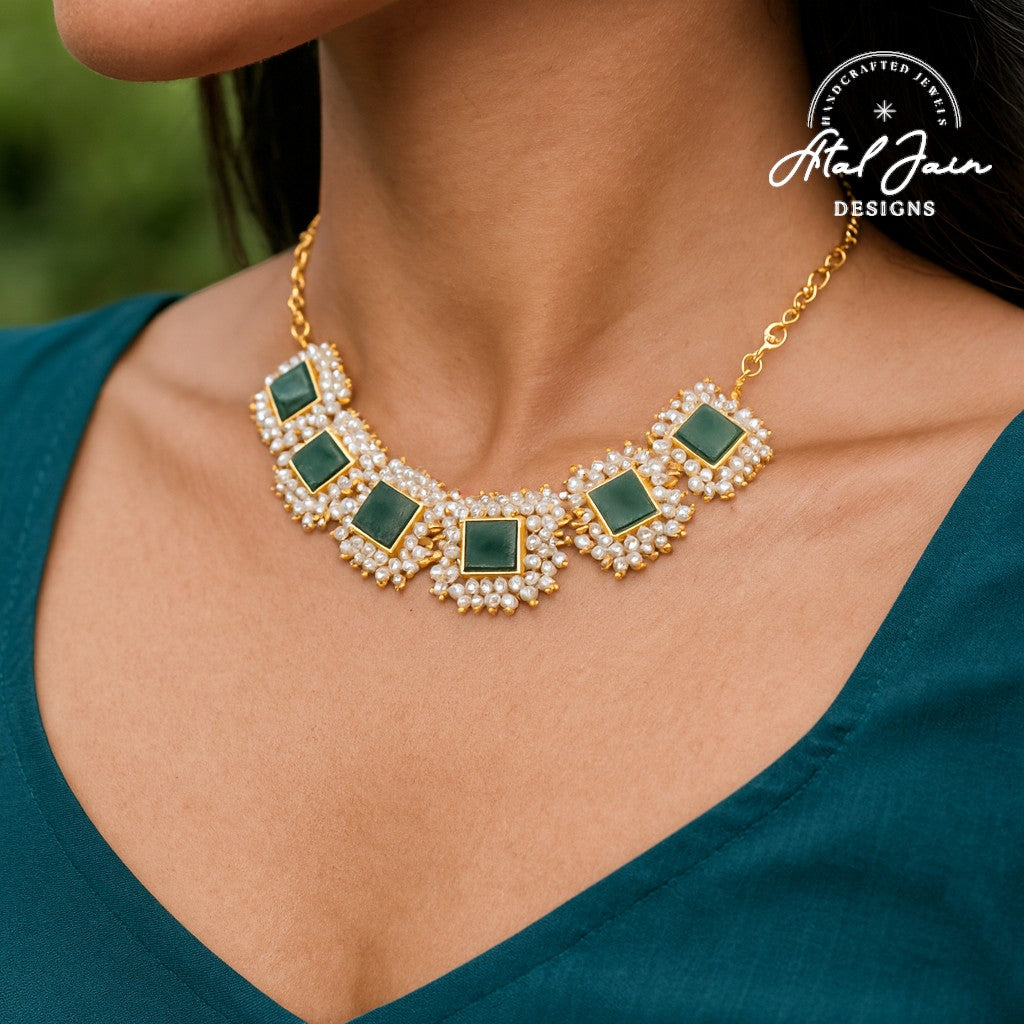 Gemstone Harmony Necklace Set
