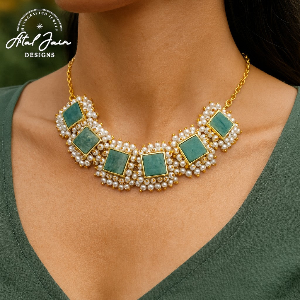 Gemstone Harmony Necklace Set