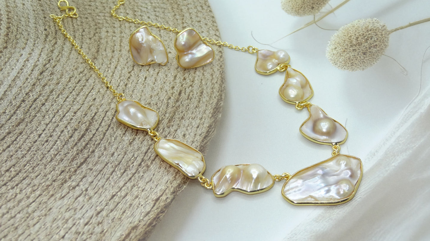 Baroque Pearl Symphony Necklace