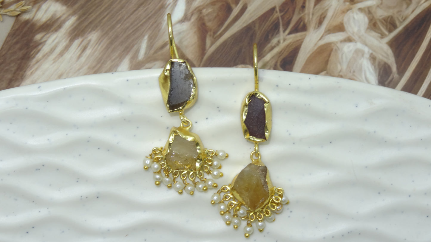 Dual Elegance Earrings