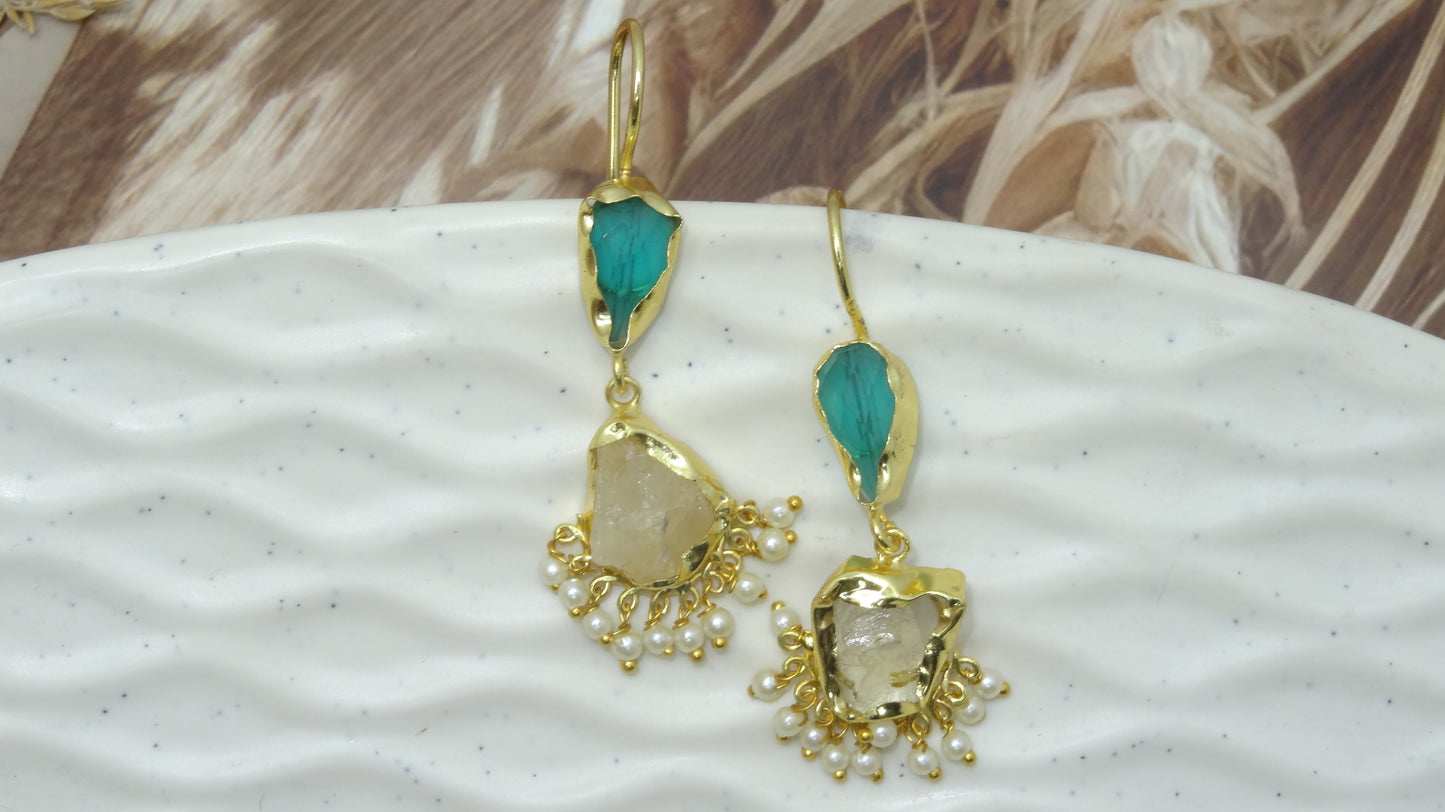 Dual Elegance Earrings