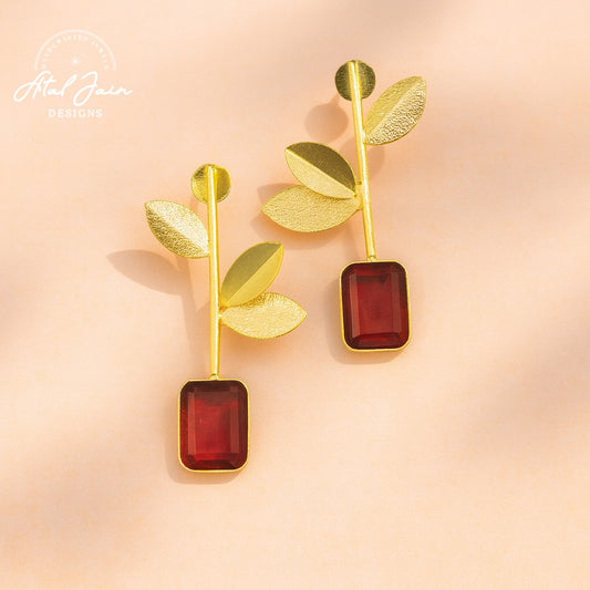 Luxe Autumn Leaf Earrings