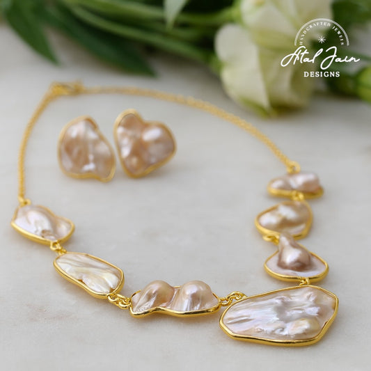 Baroque Pearl Symphony Necklace